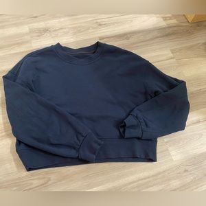 Lululemon cropped oversized sweater
